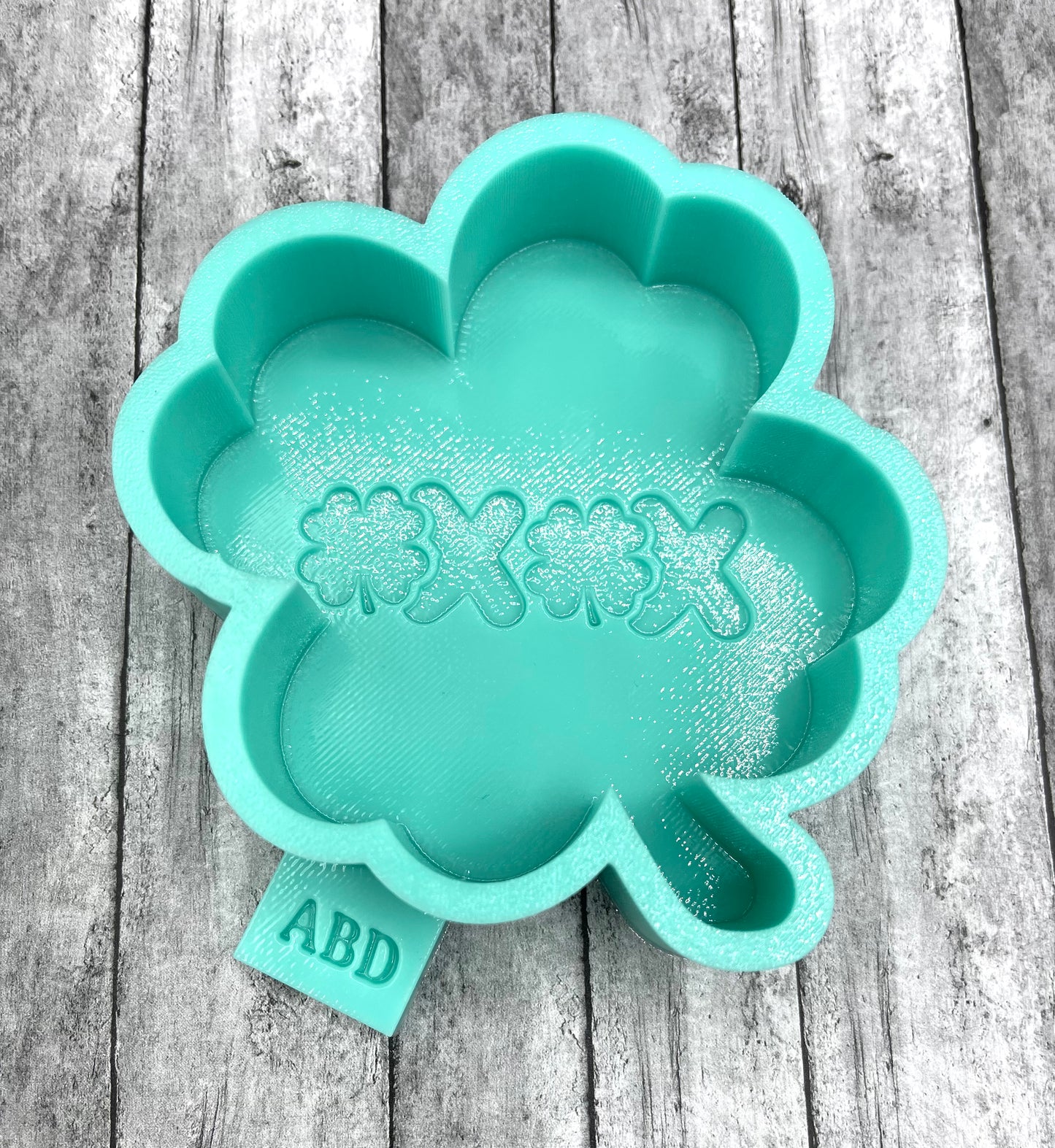 Shamrock Clover XOXO Freshie Silicone Mold