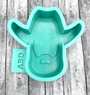 Bearded Cowboy Freshie Silicone Mold