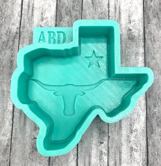 Texas Longhorn with Star Freshie Mold