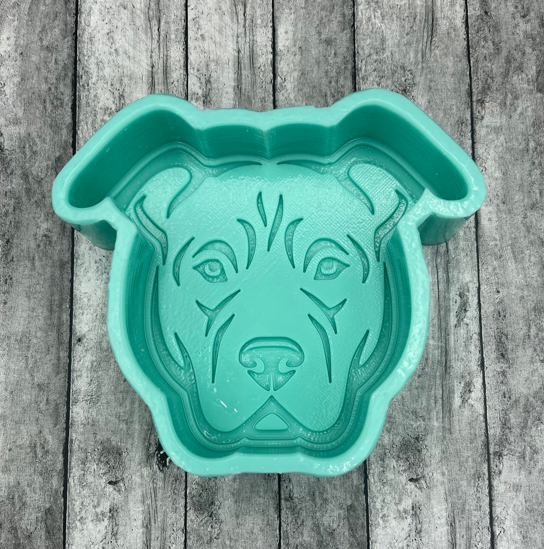 Pit Bull Dog Silicone Mold
