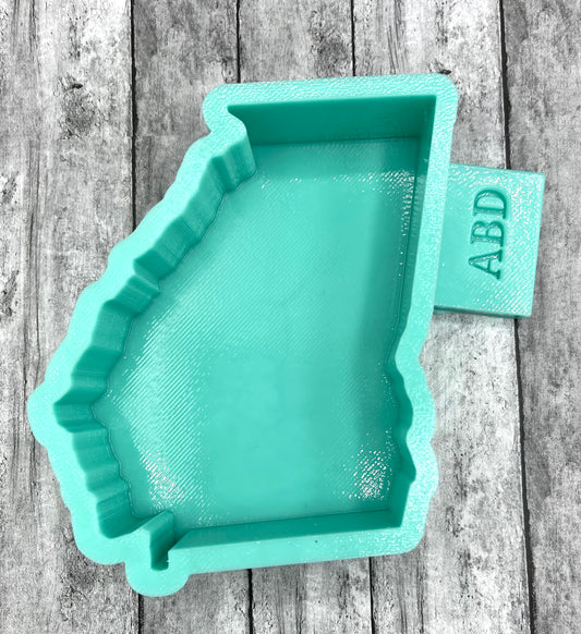 State of Georgia GA Freshie Silicone Mold