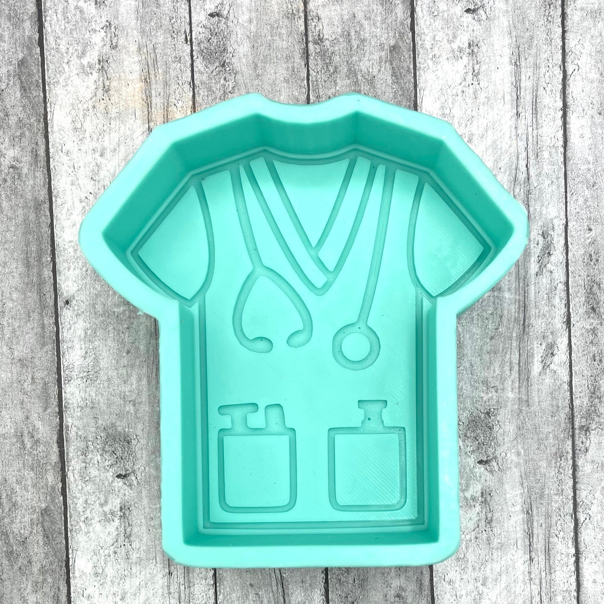 Scrub Shirt Nurse Doctor Silicone Mold 