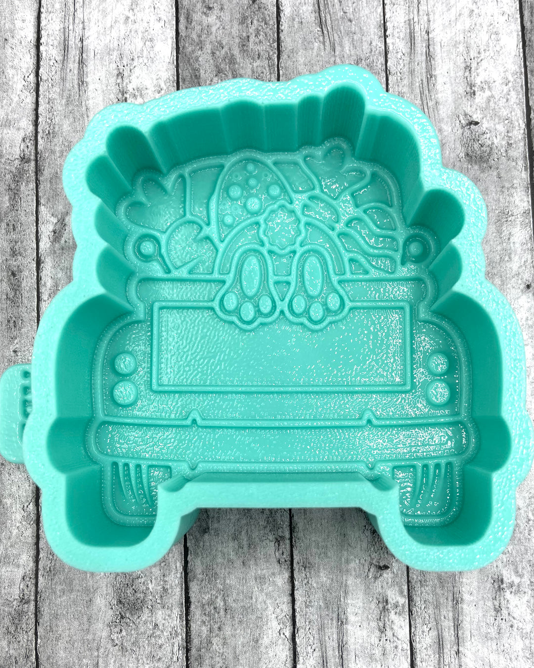 Easter Backend Bunny Eggs Truck Freshie Silicone Mold